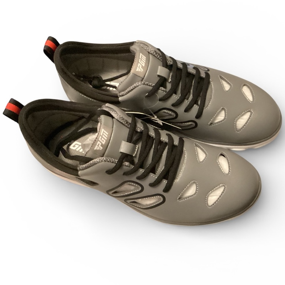 PGM Golf Shoes Spikeless Waterproof Gray Athletic Sneakers NWT